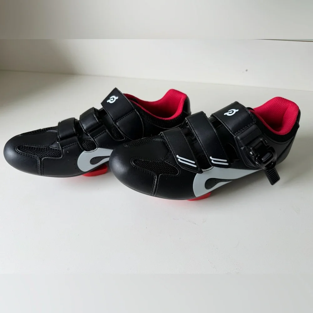 Peloton Cycling Shoes, Black, w/ Cleats, Size 40 - Picture 3 of 9
